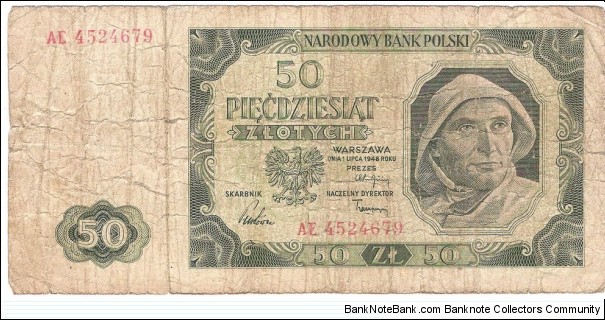 50 Zloty Banknote