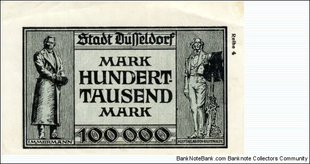 Banknote from Germany year 1923