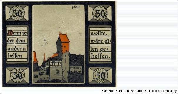 Banknote from Germany year 1920