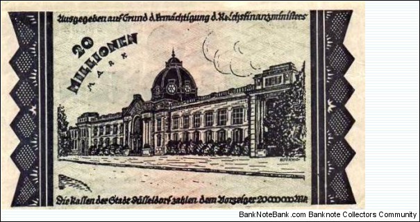 Banknote from Germany year 1921