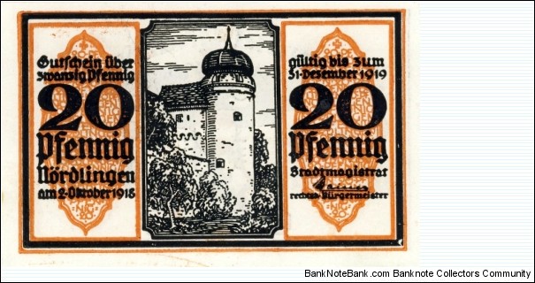 Banknote from Germany year 1919