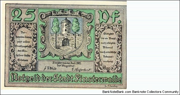 Banknote from Germany year 1921