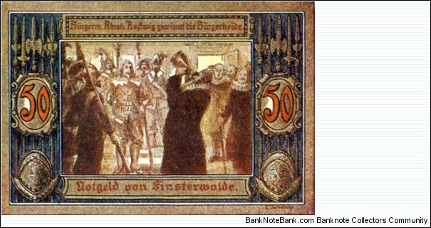 Banknote from Germany year 1921