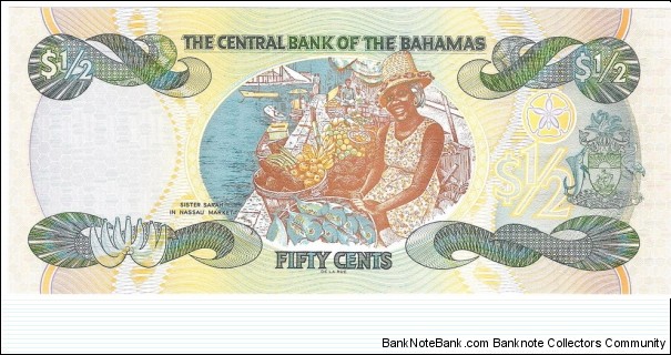 Banknote from Bahamas year 2001