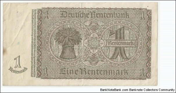 Banknote from Germany year 1937