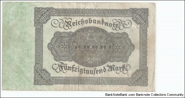 Banknote from Germany year 1922