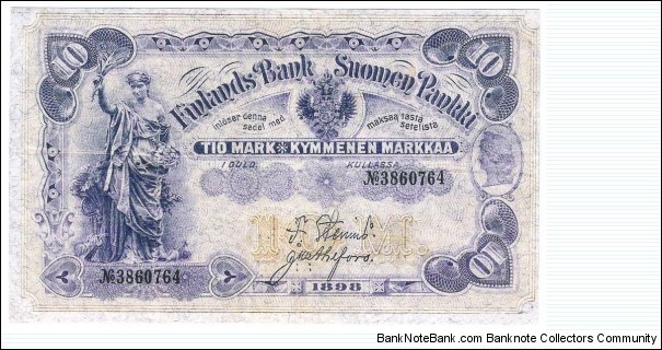 10 Markkaa(Fake) Banknote