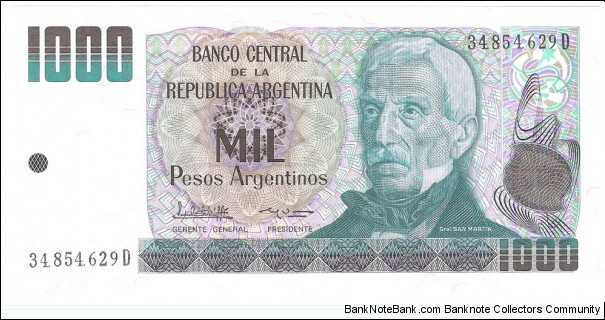 1000 Pesos Banknote