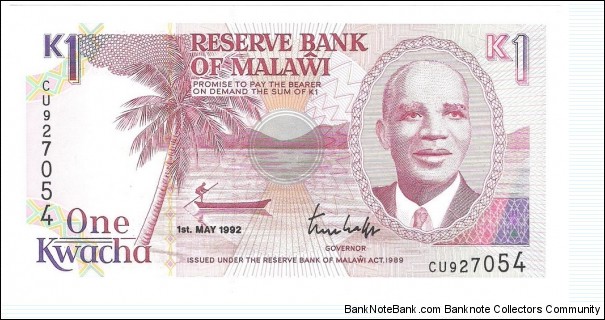 1 Kwacha(1992) Banknote