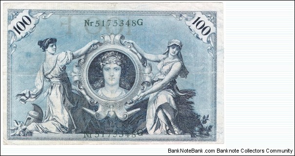 Banknote from Germany year 1908