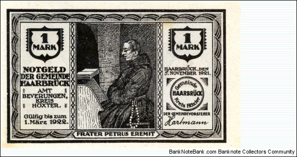 Banknote from Germany year 1921