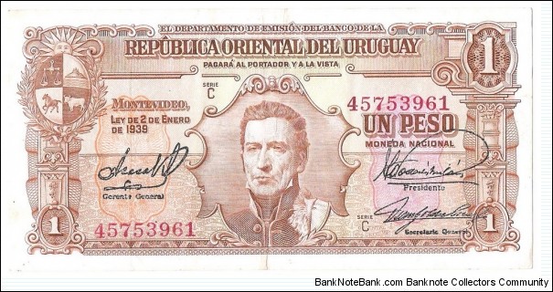 1 Peso(1939) Banknote
