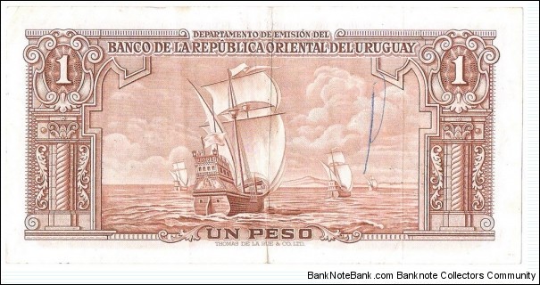 Banknote from Uruguay year 1939