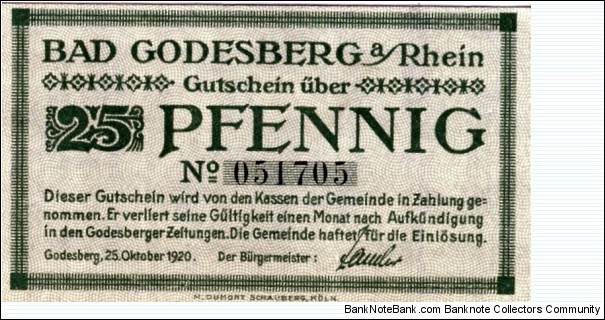 Banknote from Germany year 1920