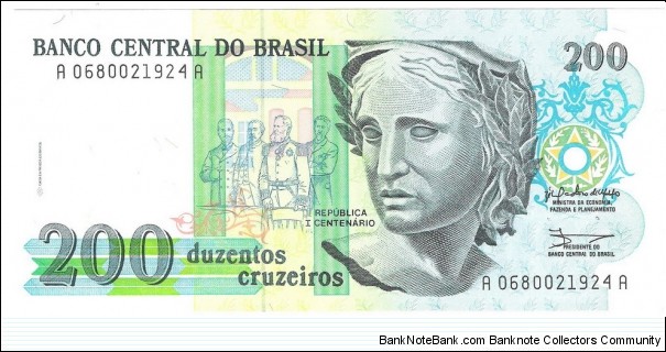 200 Cruzeiros Banknote