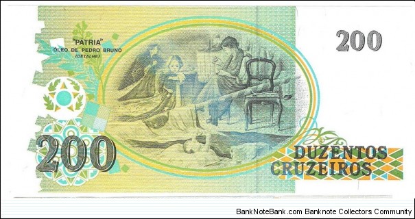 Banknote from Brazil year 1990