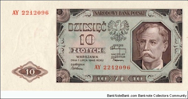 10 Złotych Banknote