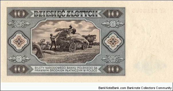 Banknote from Poland year 1948