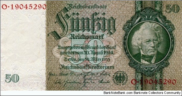 50 Reichsmark Banknote