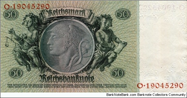 Banknote from Germany year 1933