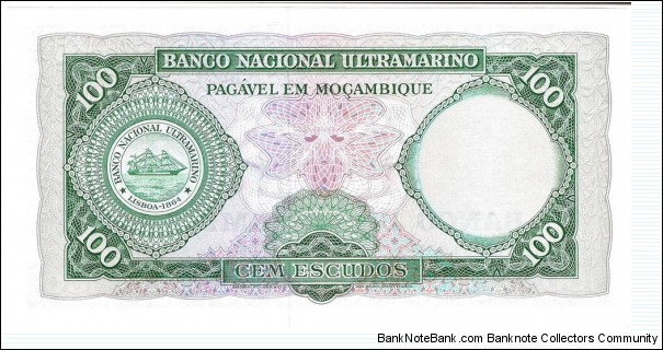 Banknote from Mozambique year 1961