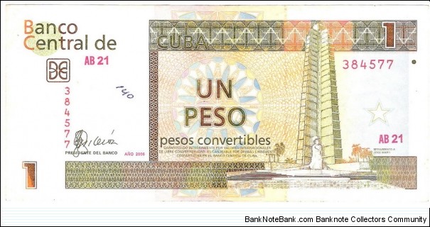 1 Peso Convertible(2006) Banknote