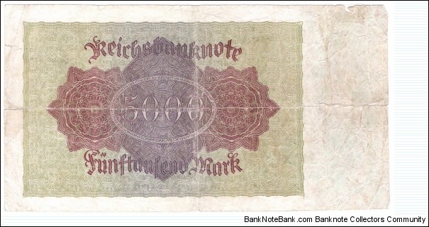 Banknote from Germany year 1922