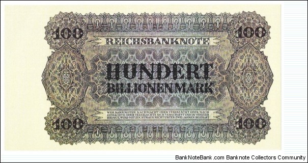 Banknote from Germany year 1924