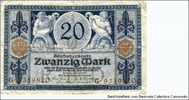 20 Mark Banknote