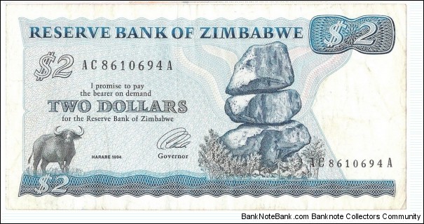 2 Dollars(1994) Banknote