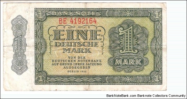 1 Mark(East Germany 1948) Banknote