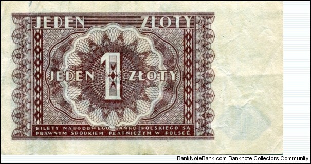 Banknote from Poland year 1946
