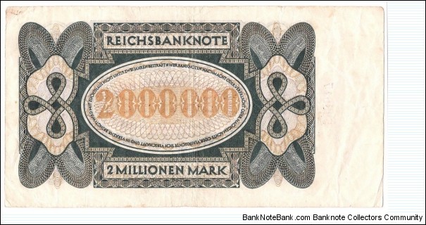 Banknote from Germany year 1923