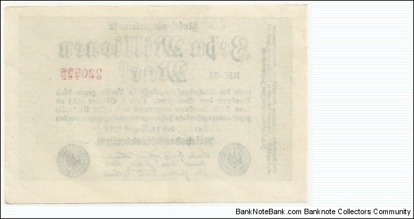 Banknote from Germany year 1923