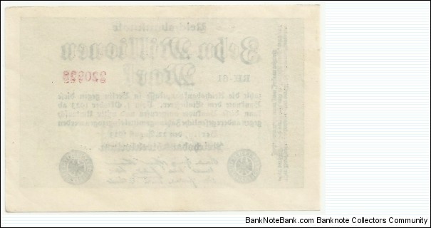 Banknote from Germany year 1923