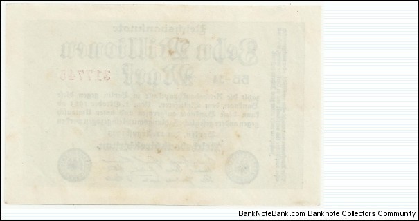 Banknote from Germany year 1923