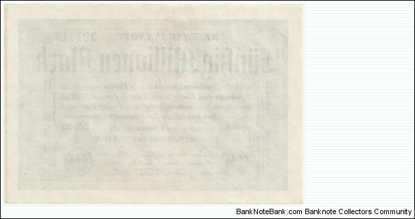 Banknote from Germany year 1923