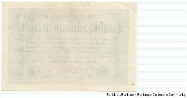 Banknote from Germany year 1923