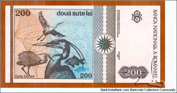 Banknote from Romania year 1992