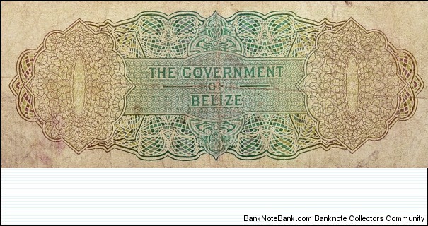 Banknote from Belize year 1974