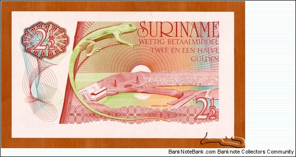 Banknote from Suriname year 1985