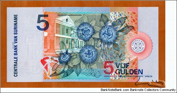 Banknote from Suriname year 2000