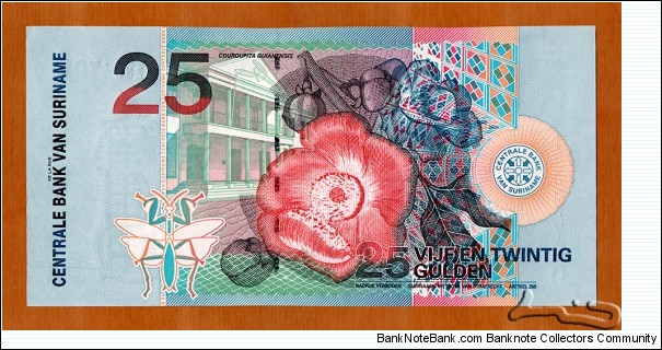 Banknote from Suriname year 2000