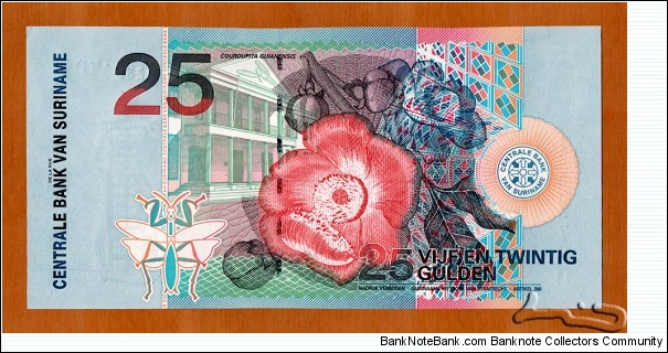 Banknote from Suriname year 2000