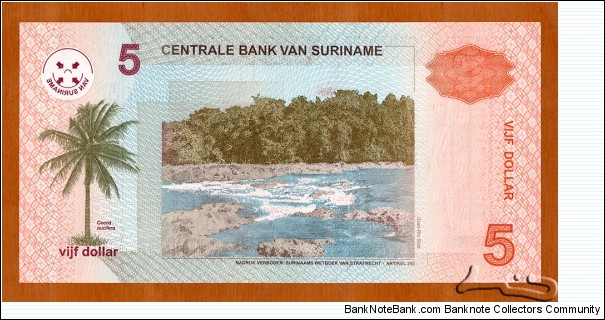 Banknote from Suriname year 2004