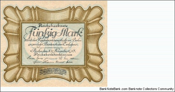 50 Mark Banknote