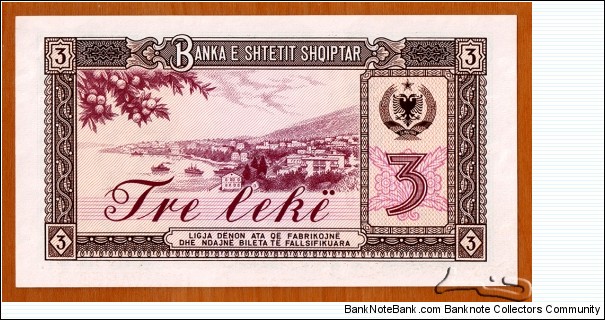 Banknote from Albania year 1976