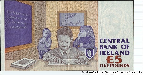 Banknote from Ireland year 1999