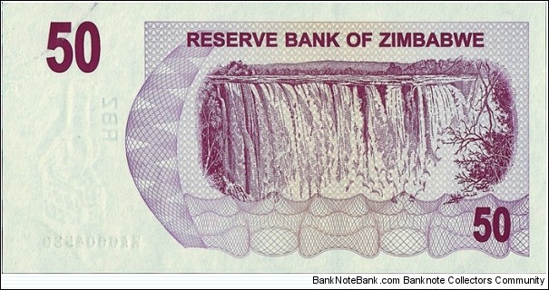 Banknote from Zimbabwe year 2006