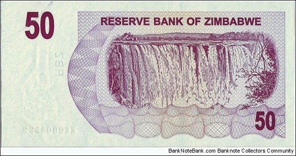 Banknote from Zimbabwe year 2006